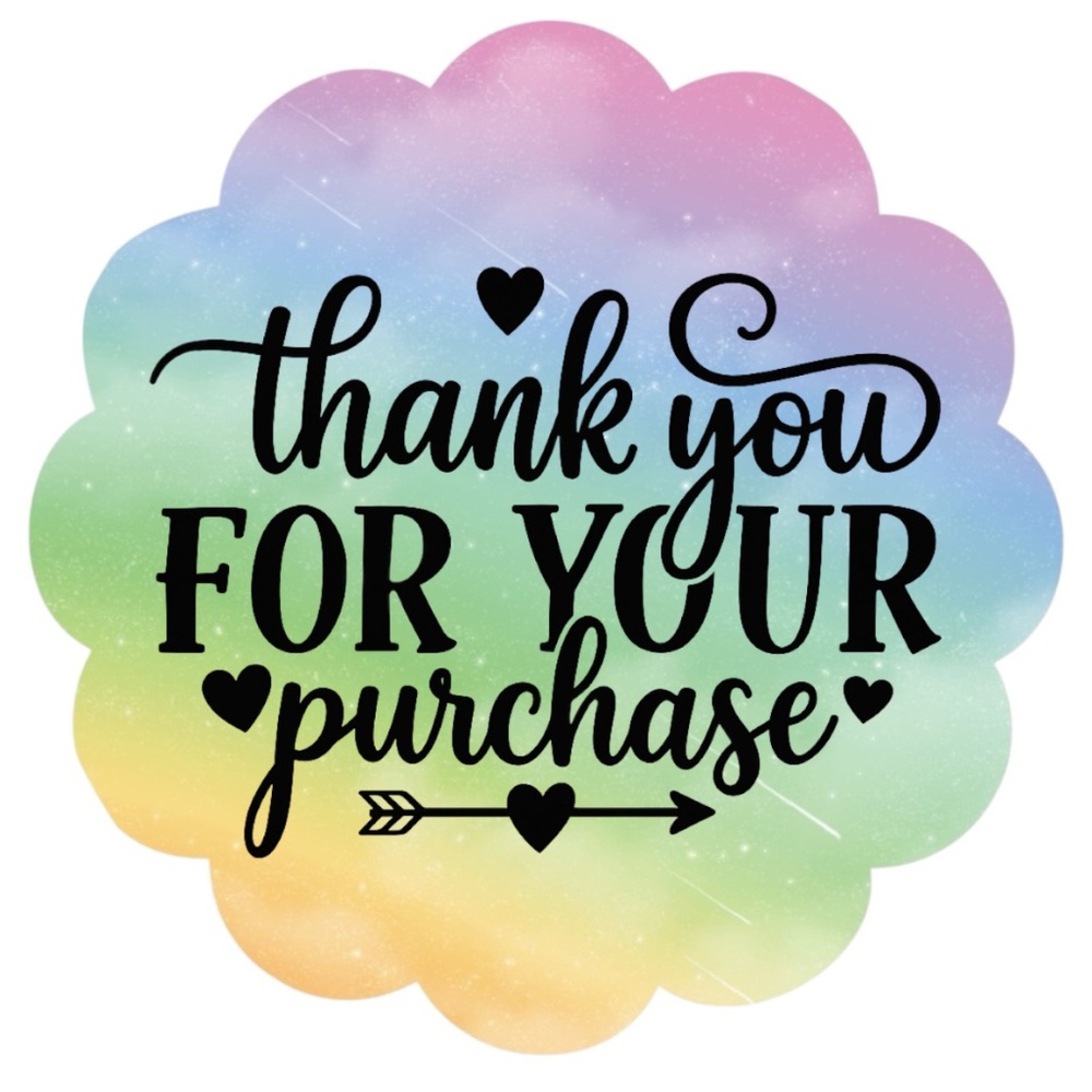 Thank You for Your Purchase Stickers – 2" for Poshmark & Small Business – 100 PC - Picture 16 of 16